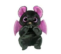 TY Beanie Boos - Batiste il Pipistrello con Occhi Viola Grandi e Glitter, il Peluche con gli Occhi Grandi Scintillanti - 15 cm - T37384