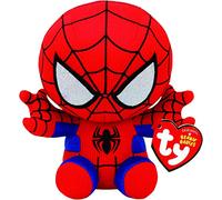 Ty Beanie Boos Collezione Marvel, Spiderman, Tutti i Tuoi Eroi Preferiti in Versione Morbido Peluche da Collezionare, Idea Regalo per Grandi e Piccini 20 cm T41188