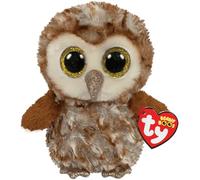 TY-Beanie Boo's-Percy la chouette 15cm Boos 15 CM, Multicolore, T36326