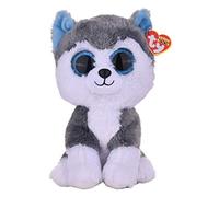 TY Slush Husky Boo Med Soft Toy, Colore Nero e Bianco, 23 cm, 36902