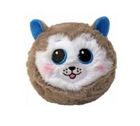 TY Beanie Bouncers - Slush il Lupetto con gli Occhioni Azzurri, Teneri Animaletti Rimbalzanti tutti da collezionare, T83063