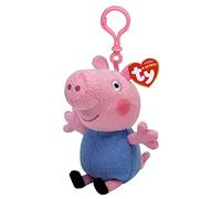 TY Beanie Peppa Pig - George Keyclip Portachiavi