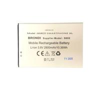 TY BETTERY® Batteria Compatibile con BRONDI Modello S602 Amico Smartphone XL