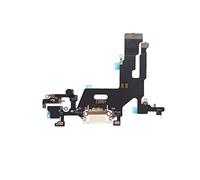 TY BETTERY® Connettore di Ricarica Compatibile con iPhone 11 - Dock Charging Flex con Parti elettriche (Bianco)