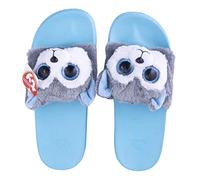 Ty - Ciabatte peluche Slush il cane Husky, grigio, 33 EU