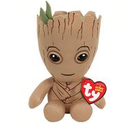 Ty - Collezione Marvel, Groot, Tutti i tuoi eroi preferiti in versione morbida, peluche soffice da collezionare, idea regalo per giovani e anziani - 15 cm Tagli UnicaPoliestere