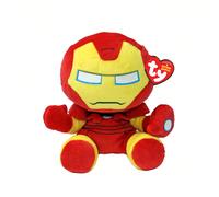 Ty - Collezione Marvel, Iron Man, tutti i tuoi eroi preferiti in versione morbida, peluche soffice da collezionare, idea regalo per giovani e anziani - 15 cm Tagli UnicaPoliestere
