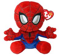Ty - Collezione Marvel, Spiderman, Tutti i Tuoi Eroi Preferiti in Versione Floppy, Morbido Peluche da Collezionare, Idea Regalo per Grandi e Piccini - 20 cm - T44007