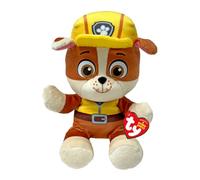 TY - Collezione Paw Patrol, Rubble, Tutti gli Eroi della Squadra dei Cuccioli in Versione Floppy, Morbido Peluche da Collezionare, Idea Regalo per Grandi e Piccini - 20 cm - T44020