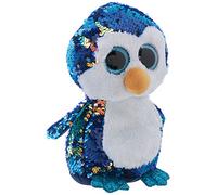 TY Flippables - Peluche con paillettes, motivo: Payton il pinguino