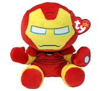 TY Iron Man Marvel Avengers Beanie Baby Morbido Peluche Giocattolo Per Bambini