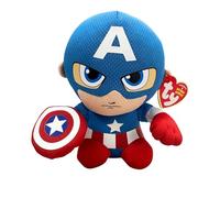 TY Marvel Avengers, Licensed Squishy Beanie Baby Soft Plush Toys, Collectible Cuddly Stuffed Teddy