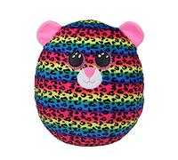 TY Morbido Peluche Cuscino-Squish a Boos-Leopardo Arcobaleno-Dotty-Ottima Idea Regalo per Grandi e Bambini-Ideale per Ogni occasione-22 cm- 39286, Leafs, Multicolore, 22cm, T39286