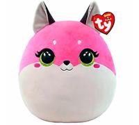 Ty - Morbido Peluche Cuscino - Squish a Boos - Volpe - Rosa - Roxie - 39323-33 centimetri - Ottima idea regalo per grandi e bambini - Ideale per ogni occasione