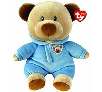 Ty - Peluche, Baby Orsacchiotto con Pigiamino Azzurro, Morbido Pupazzo Orsetto Vellutato, il Peluche Pensato per i Neonati, 28 cm, 32045