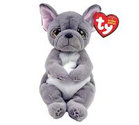 TY - Peluche - Beanie Bellies - Cane Bulldog - Wilfred - Grigio - Occhi dorati g