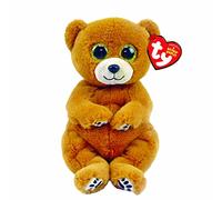 TY - Peluche - Beanie Bellies - Orso - Duncan - Marrone - Occhi dorati grandi e glitter - I peluche morbidi e coccolosi - 20 Cm - 40549