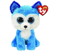 TY - Peluche - Beanie Boos - Cane Husky -Prince - Azzurro - Cagnolino con Occhio