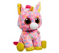 TY TY-T99998 Beanie Boos-Unicorno-Fantasia Arcobaleno occhioni, Corno e zampine Dorati Glitter-Il Peluche con Gli Occhi Grandi scintillanti-72 Cm-36819, Multicolore, XXL, T99998
