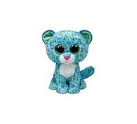 TY - Peluche Ghepardo Leona, 15,24 cm, Colore: Turchese