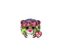 TY 2007539 Dot Leopard Puffies Plush Animal, Multicolor Leopard Dotty