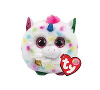 Ty - Peluche - Puffies - Unicorno - Harmonie - Bianco - Pupazzino con occhioni Corno e zampine Glitter - Le Palline Beanie di Peluche morbide e coccolose - 10 Cm - 42512