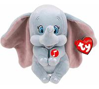 TY Sparkle - Peluche Morbidissimo Disney Classic Dumbo da 20 cm con Suono, Elefante, T41095