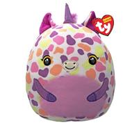 TY Squishy Beanies - Astra l'Unicorno Viola, Morbido Cuscino di Peluche con Occhioni Arancioni, Idea Regalo per Grandi e Piccini, Tutti da Collezionare - 22 cm - T39419