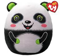 TY Squishy Beanies - Bonsai il Panda, Morbido Cuscino di Peluche con Occhioni Verdi, Idea Regalo per Grandi e Piccini, Tutti da Collezionare - 22 cm - T39421