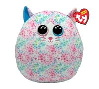 Ty Squishy Beanies - Emma la Gatta a Stelline Multicolori, Morbido Cuscino di Peluche con Occhioni Glitter, Idea Regalo per Grandi e Piccini, Tutti da Collezionare - 22 cm - T39264