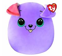 TY Squishy Beanies - Il Cagnolino Bitsy, Morbido Cuscino di Peluche con Occhioni Azzurri Glitter, Idea Regalo per Grandi e Piccini, Tutti da Collezionare - 33 cm - T39312