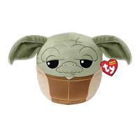 ty Star Wars Yoda Squish-A-Boo 25,4 cm | Peluche morbido per bambini con licenza ufficiale | Peluche da collezione