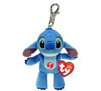 TY Stitch Disney Beanie Clip con suono - Peluche per bambini - Teddy, giocattolo da collezione, peluche blu
