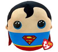 TY Superman Squishy Beanie - 10" Soft Plush Toy | Cuddly Collectible for Kids & Babies | Peluche Teddy Plushies | DC Comics