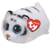 TY- Tundra Tiger Peluche, Colore Bianco, 10 CM, 42151