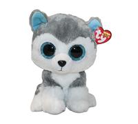 TY Slush Husky Boo Med Soft Toy, Colore Nero e Bianco, 23 cm, 36902