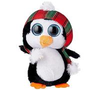 Ty UK Ltd 2020-Boo-Reg Beanie Boos Cheer Penguin Xmas 2020 Boo Reg Peluche, Multicolore, 36241