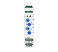 TY09-M1 M2 Interruttore relè timer di ritardo ciclico SPDT 220V 16A AC/DC12V-240V 50/60Hz 0.1s-100 giorni 2SPDT su guida Din 1 pz(TY09-M2 ACDC12V-240V)