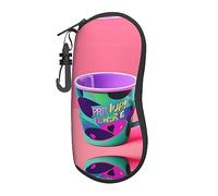 TYANG Custodia morbida per occhiali da sole con cabina di pilotaggio aereo, con cerniera in neoprene ultra leggero, design a coppa anni '90, taglia unica, Design a coppa anni '90, taglia unica