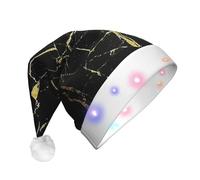 TYANG Il cappello di Babbo Natale decorato di Natale del cappello di Babbo Natale ha condotto le luci luminose del cappello di Babbo