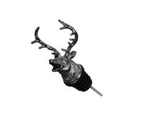Tyatiyzn Versatore Per Vino a Testa Di Cervo In Metallo, Alcolici, Accessori per vino,Beccucci Per Bottiglie Vino e Beccucci Per Olio, Regalo Natale Regalo Uomo/Donne Compleanno