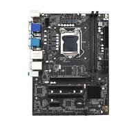 Tyatocepy 1 Scheda Madre Del Computer B365M LGA1151 DDR4 Supporta 64 GB di Porte Di Rete Doppie 2,5 Gigabit Ethernet M.2 Nvme PCI-E 16X Nero