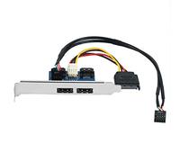 Tyatocepy Doppia Porta Sata Un 5 V 12V Power al Esata Adattatore Porta USB Converti Scheda Convertitore di Espansione Connetti Un 2,5 Pollici Hard Disk da 3,5 Pollici