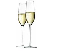 TYBGAU Boutique UK Set di 2 bicchieri da champagne a forma di flauto da 180 ml, bicchieri da cocktail in cristallo creativo for ristorante, bicchieri da spumante highball