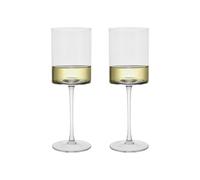 TYBGAU Boutique UK Set di 2 bicchieri da vino da 13 once, eleganti bicchieri in vetro soffiato a mano for vino rosso bianco, calici di alta qualità cristallini