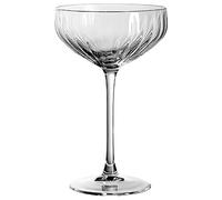 TYBGAU Boutique UK Set di bicchieri da cocktail da 4 pezzi da 10,5 once, bicchieri da champagne con gambo in cristallo dal design retrò