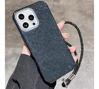 Tybiky Custodia con glitter compatibile con iPhone 16 Pro Max con glitter per cellulare lucida universale custodia protettiva per fotocamera antigraffio silicone TPU Bumper Cover per iPhone 16 Pro