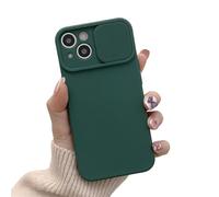 Tybiky Custodia per iPhone 11 con protezione della fotocamera, in morbido silicone liquido, ultra sottile, resistente agli urti, antigraffio, per iPhone 11, verde