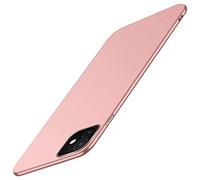 Tybiky - Custodia per iPhone 11 Pro,custodia protettiva opaca in policarbonato, ultra sottile, minimalista, antiurto, antigraffio, cover, colore oro rosa