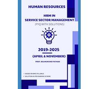 TYBMS SEM 6: Human Resource: HRM in Service Sector Management: BMS